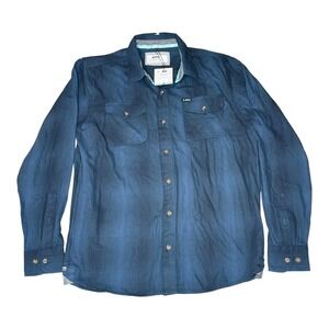 NWT Jetty Shirt Mens Large Whale 60 Button Up Long Sleeve Sustainable Casual